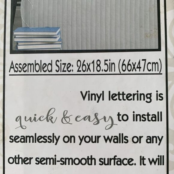 NIP Wall Art Black Vinyl Application Kit “I CANT ADULT TODAY” 26” x 18.5” - Picture 9 of 9